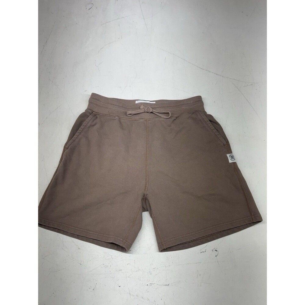 Reigning Champ Shorts Men's Small Pale Pink Terry Drawstrings Athletic Preppy